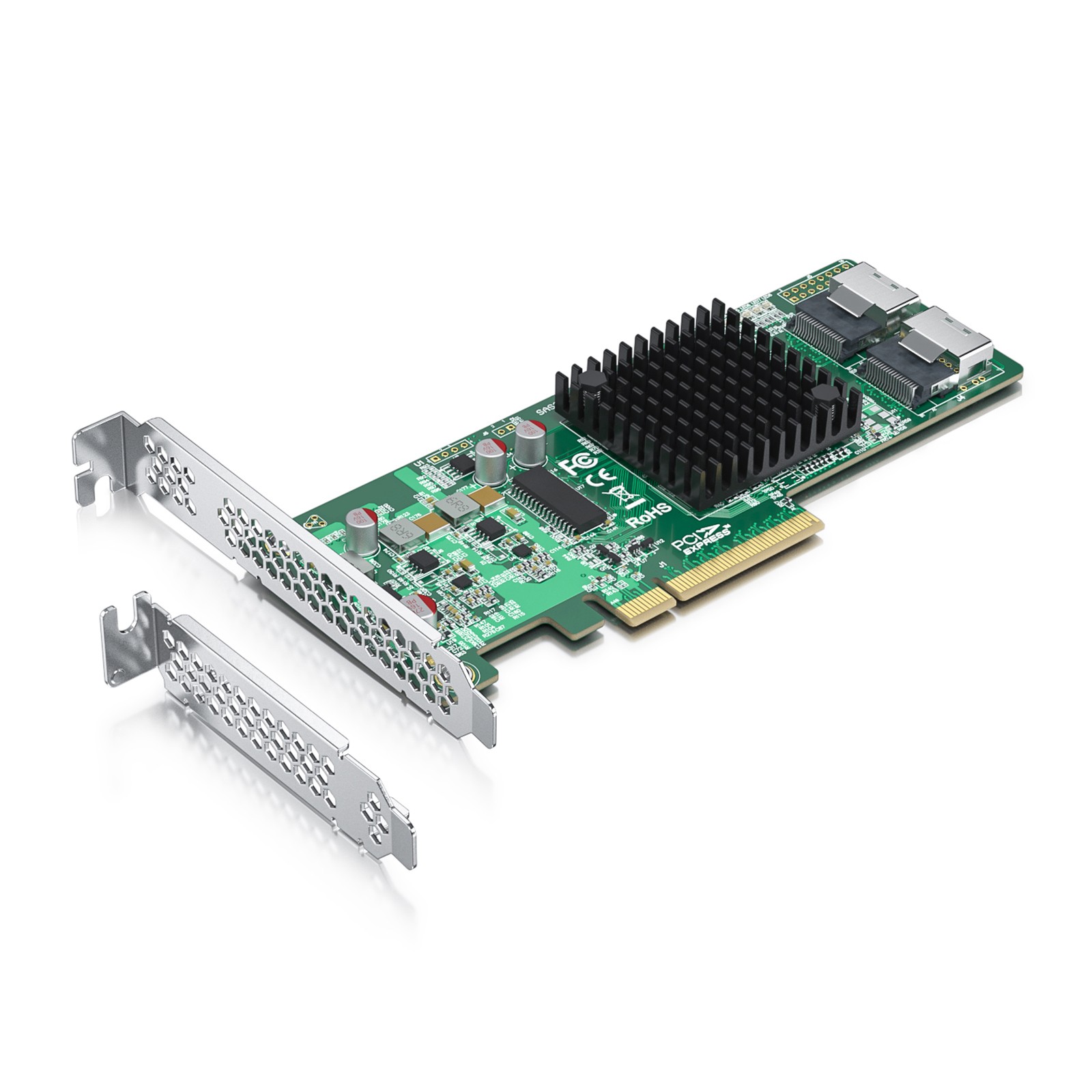 thumbnail image 2 of LSI 9211-8i 8-Port SAS SATA PCI-E RAID Controller Card – IT Mode, 6Gb/s (New) 2 of 6