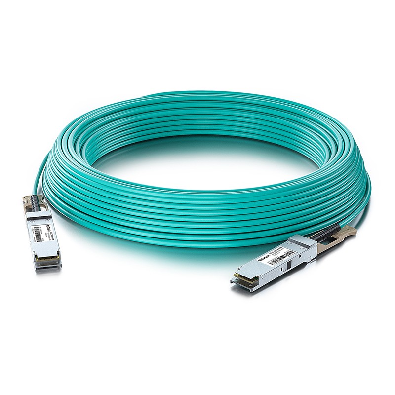 100Gb/s QSFP28 Active Optical Cable, 15 meter Compatible for Mellanox Ethernet 100Gb/s QSFP28 Active Optical Cable, 15 meter Compatible for Mellanox Ethernet