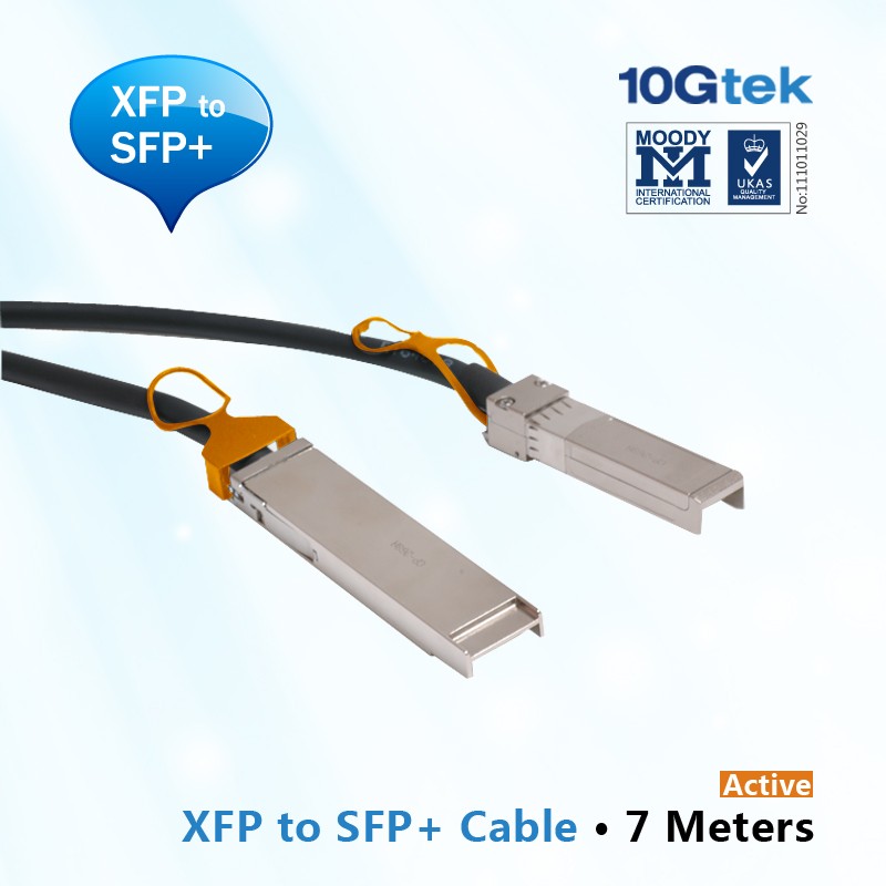 10GbE XFP to SFP+ Cable 7M, Active