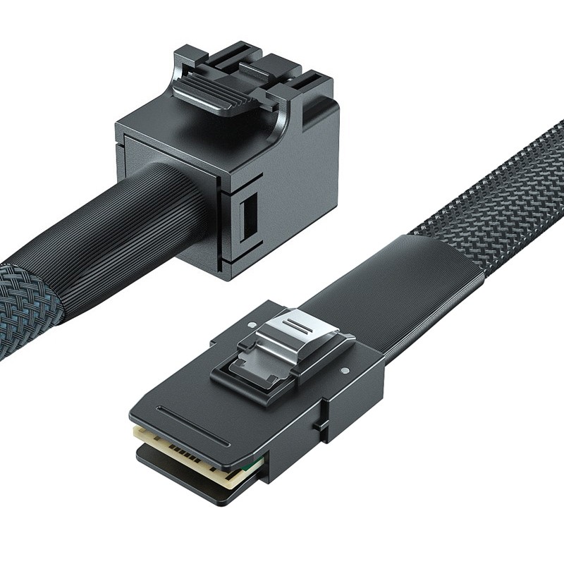 SFF-8643 to SFF-8087 Internal SAS cable, 0.5~1 meters (with