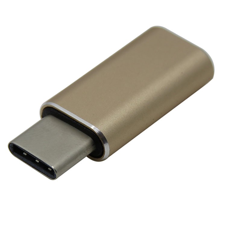 Type-C 3.1 to USB 3.0 Adapter, High speed, Gold 