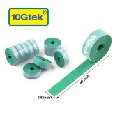 Self-Attaching Reusable Hook & Loop Fastening Tape, Double Side Cable Tie,  L 40''(100cm) x W 0.6''(1.45cm)