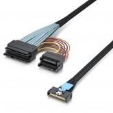 SFF-8654 4i SlimSAS to U.2 SFF-8639 with 15pin SATA power