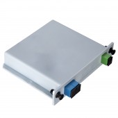 1x2 Fiber Optical PLC Splitter, SC, UPC, Single mode