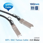 For Arista, CAB-SFP-SFP-0.5M, 10GBASE-CR SFP+ Cable 0.5 Meter