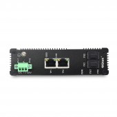 Industrial IP40, 4-Port Gigabit Ethernet Switch (w/20-km SFP transceiver), G0202i , DIN-Rail Mount