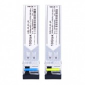 A Pair of 155M SFP BiDi Transceiver, 1310nm & 1550nm, 40km