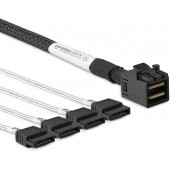 Internal HD Mini SAS -SFF-8643-  to 4x SATA Cable