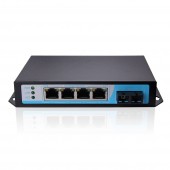 10Gtek 5-Port PoE Switch, with 4x 10/100Mbps PoE Ports, Unmanaged, 802.3af, 65W Power Budget, application for Access points, VoIP phone, IP Camera