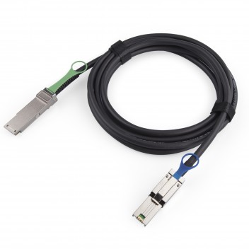 SFF-8088 to QSFP, Hybrid SAS Cable, 0.5~7 meters (SAS Cables) #5