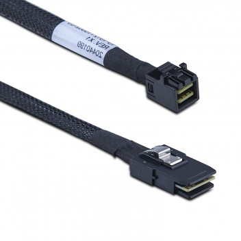 SFF-8643 to SFF-8087 cable with sideband