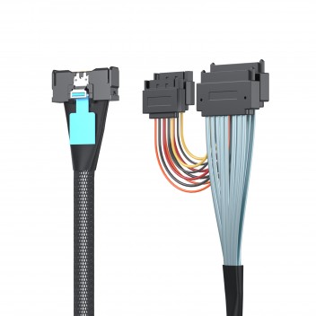 thumbnail image 2 of PCIe Gen4 Gen-Z 1C Male To U.2 (SFF-8639) Cable - Jamaica 2 of 11