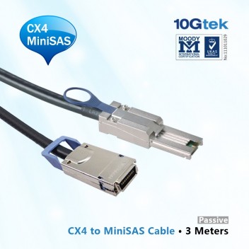 10GbE CX4 to MiniSAS-SFF-8088- Cable 1-7 meters