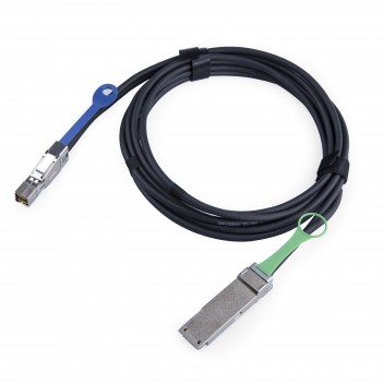SFF-8644 to QSFP+, Hybrid SAS cable, 0.5~7 meters-3 meter