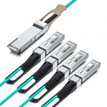 QSFP28 to -4- SFP28 AOC