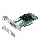 1.25G Network Card, Dual SFP port, X4 Lane, Intel E1G42EF equivalent