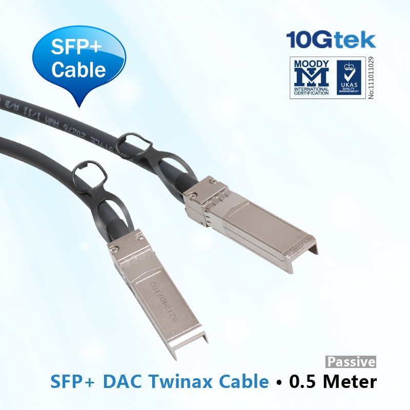 For Arista, CAB-SFP-SFP-0.5M, 10GBASE-CR SFP+ Cable 0.5 Meter