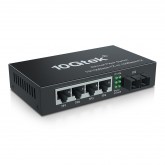 5-Port Fast Ethernet Desktop Fiber Switch, with SC Fiber, 20 km