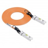 Orange Color SFP+ DAC Twinax Cable Passive 30AWG 0.5~3 meter