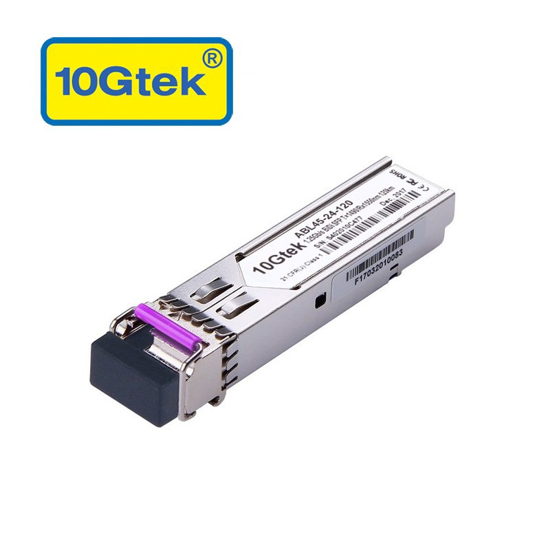 1.25Gb/s BiDi SFP Tx1490/Rx1550nm, 120KM 