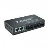 5-Port Fast Ethernet Desktop Fiber Switch, with (3x) SC Fiber, 20 km