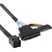 SFF-8643 to SFF-8639 Cable with SATA Power