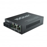 3-Port 1.25G Desktop Fiber Switch, with SC Fiber, 20 km