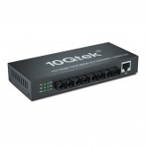 5-Port Fast Ethernet Desktop Fiber Switch, with (4) SC Fiber, 20 km