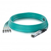 QSFP+ to (8x) LC AOC 40 G Active Optical Cable OM3 MMF 1~100 meter