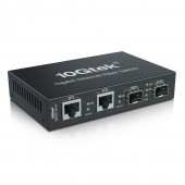 4-Port 1.25G Desktop Fiber Switch, with (2) SFP slots