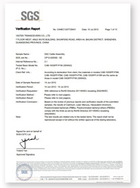 10GTEK CAB-QSFP ROHS certification