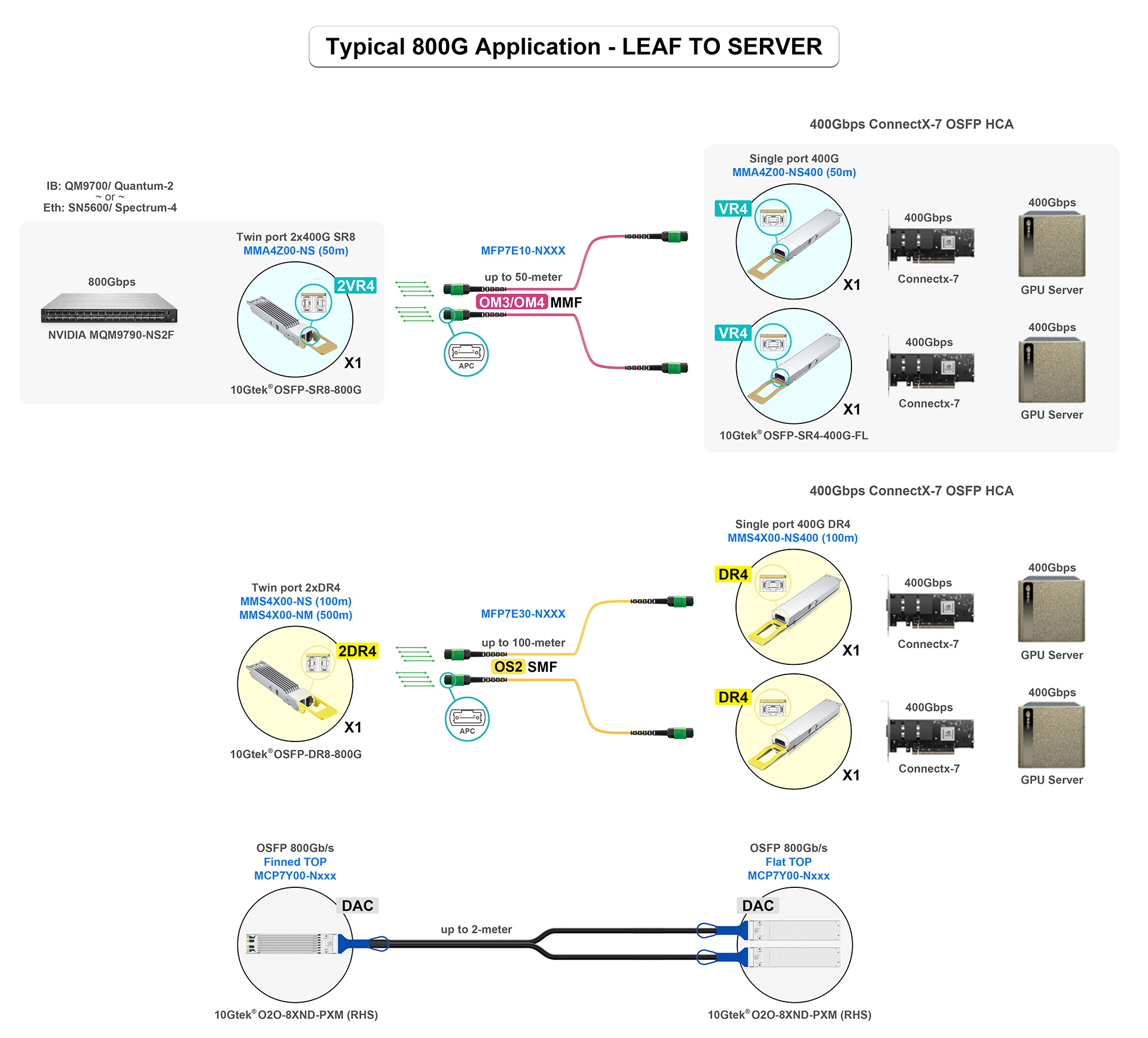 Leaf-Server .....(400G) AI Solution